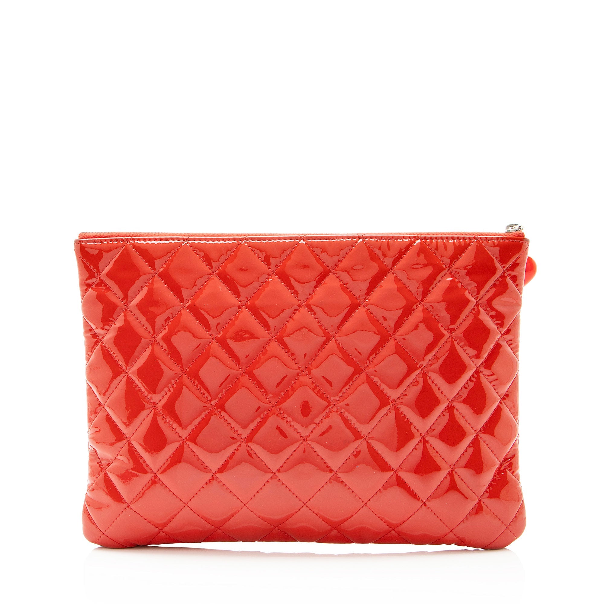 Chanel Patent Leather Valentine Hearts Medium O-Case
