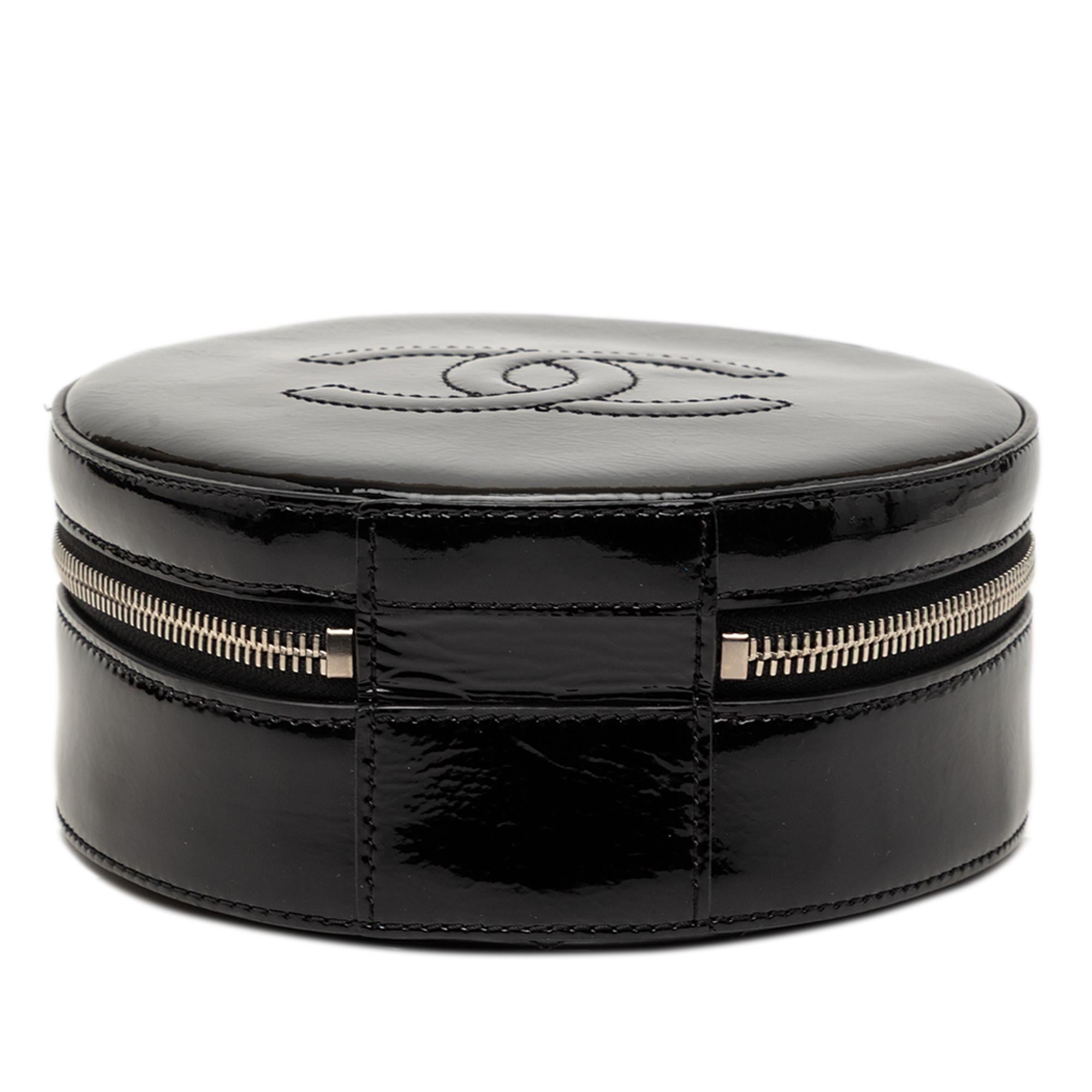 Chanel Patent Round As Earth Bag