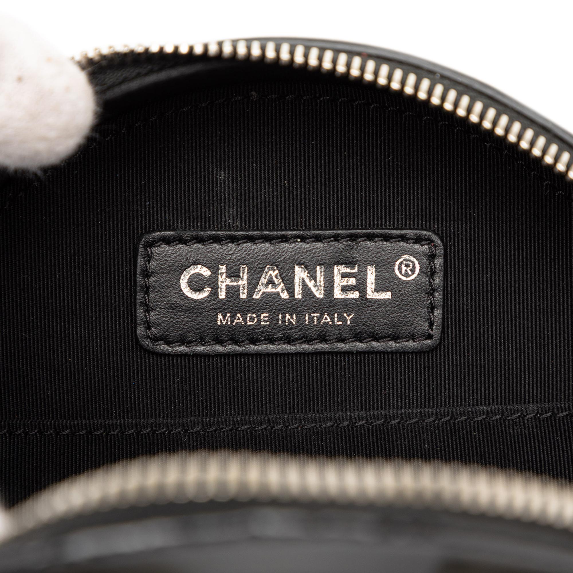Chanel Patent Round As Earth Bag