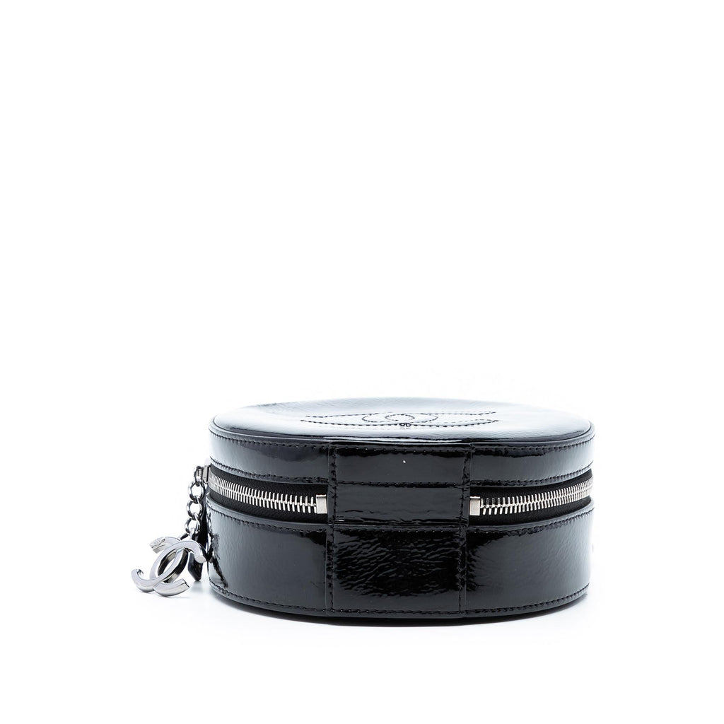 Chanel Patent Round As Earth Bag