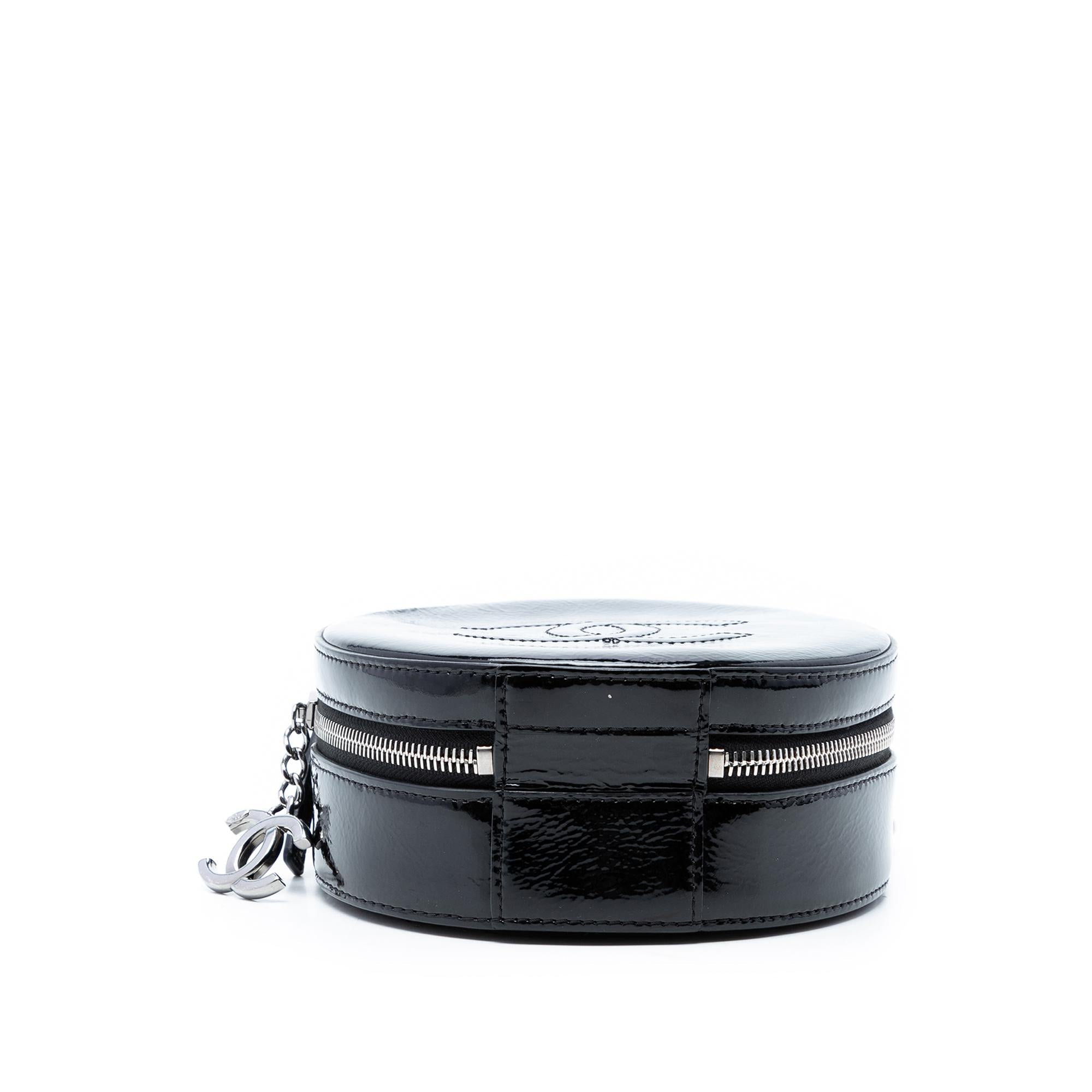 Chanel Patent Round As Earth Bag