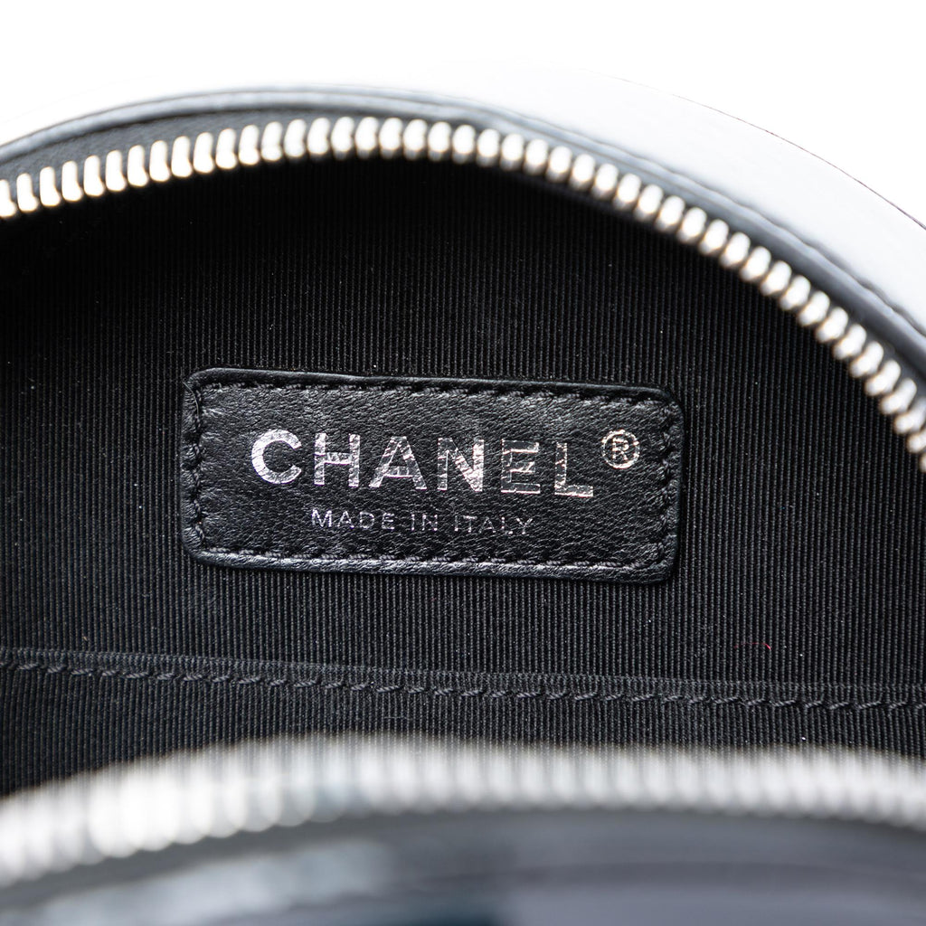 Chanel Patent Round As Earth Bag