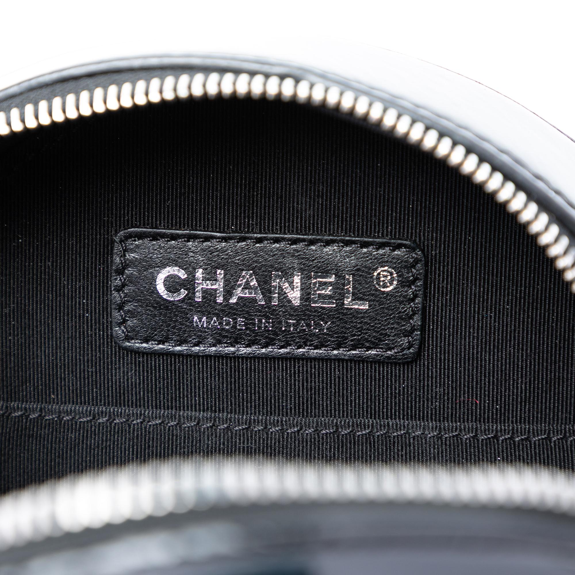 Chanel Patent Round As Earth Bag