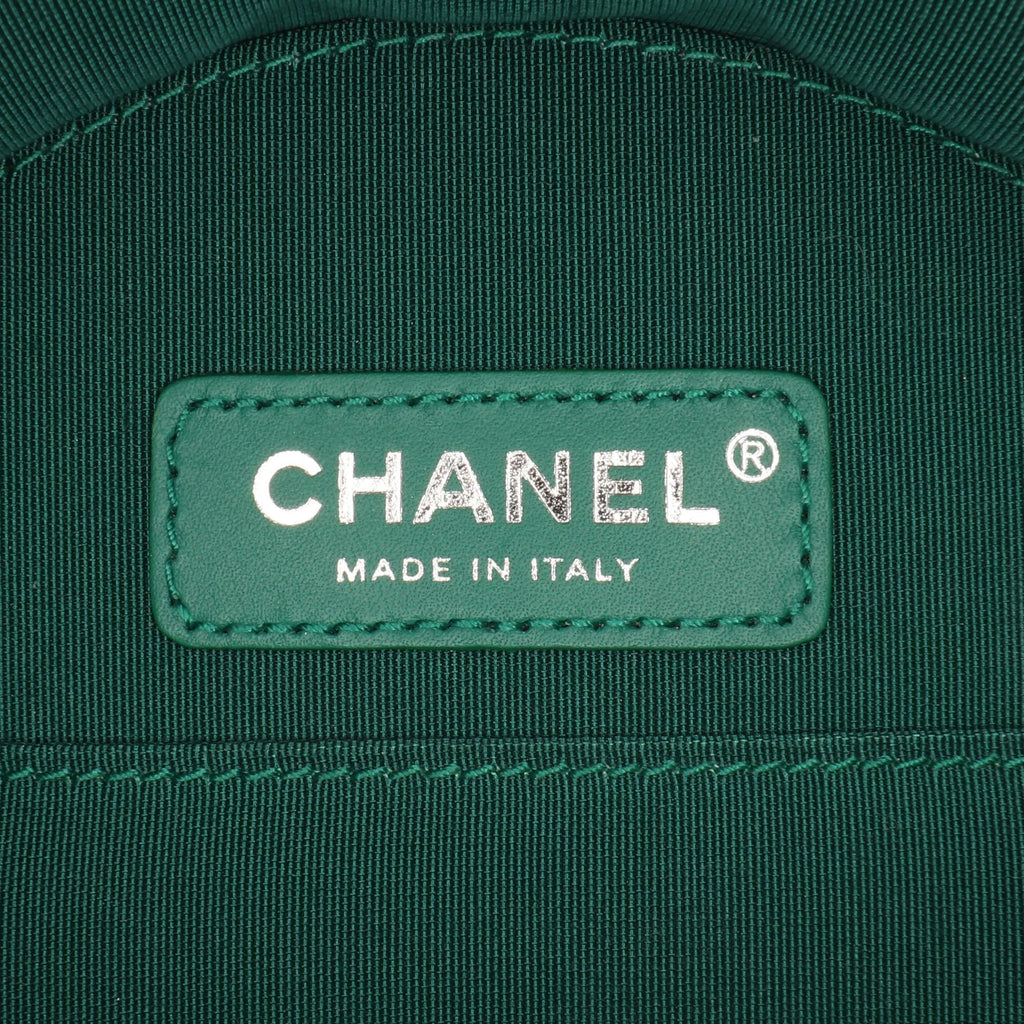 Chanel Patent Round As Earth Satchel