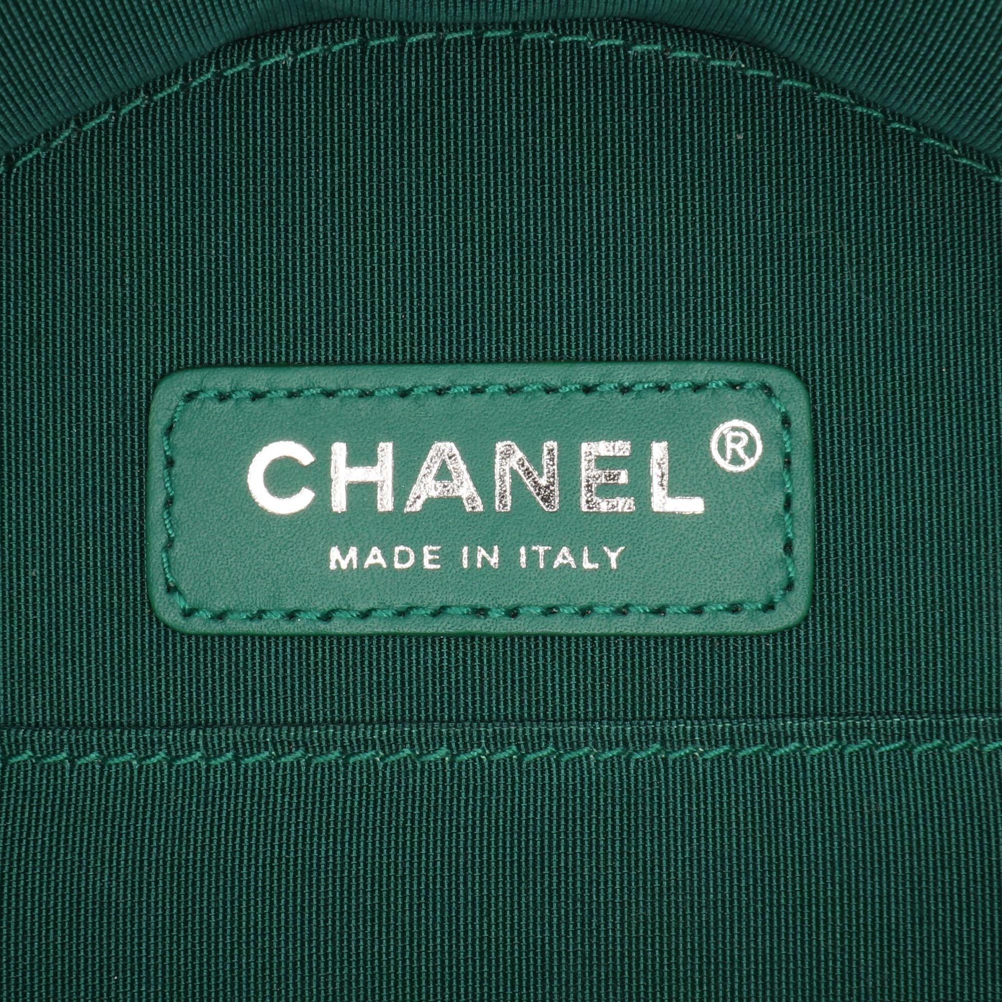 Chanel Patent Round As Earth Satchel