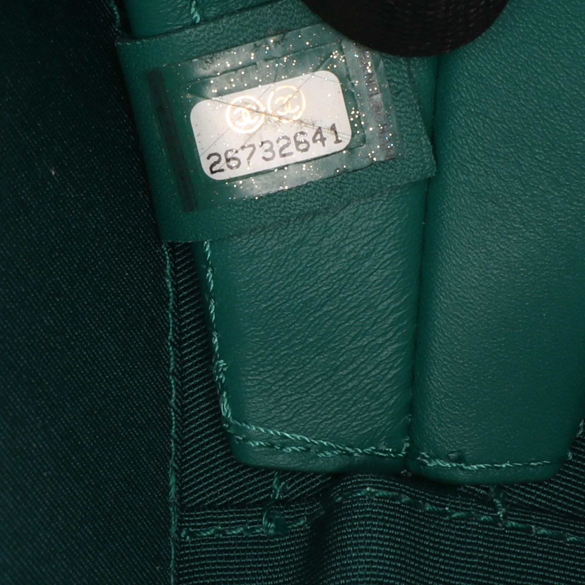 Chanel Patent Round As Earth Satchel