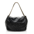 Chanel Patent Vinyl Rock and Chain Large Shoulder Bag