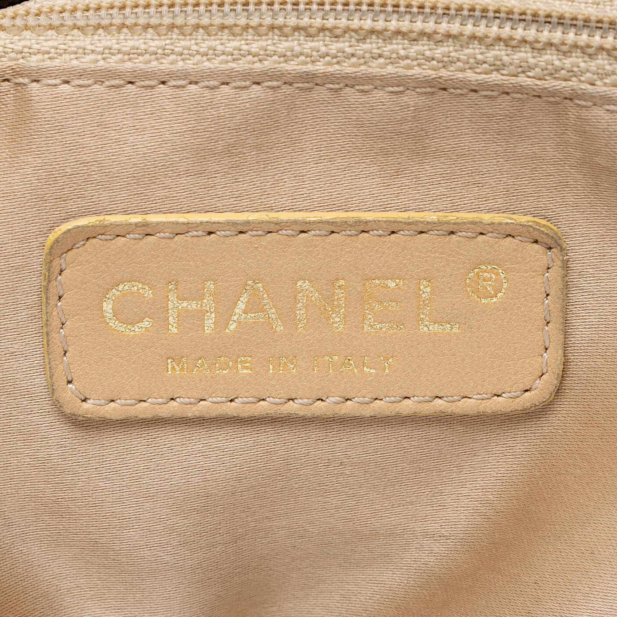 Chanel Patent Vinyl Rock and Chain Medium Shoulder Bag