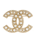 Chanel Pearl CC Brooch (SHF-KY02qw)