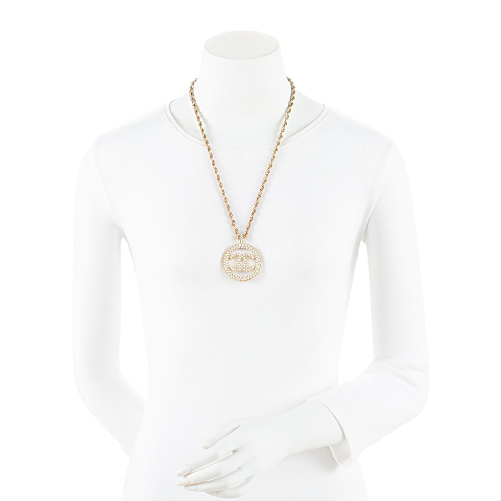 Chanel Pearl Oversize CC Necklace