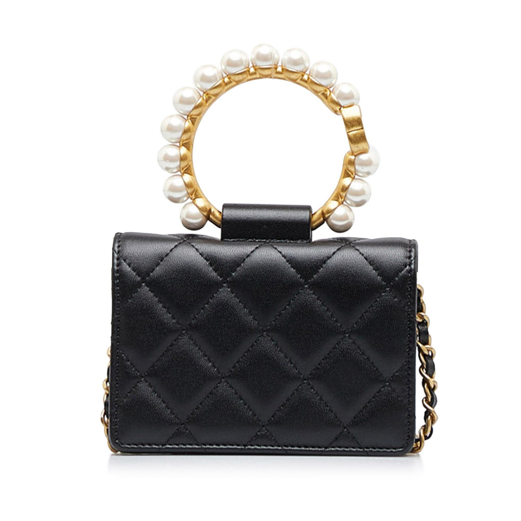 Chanel Pearl Crown Clutch On Chain (SHG-AvIaAb)