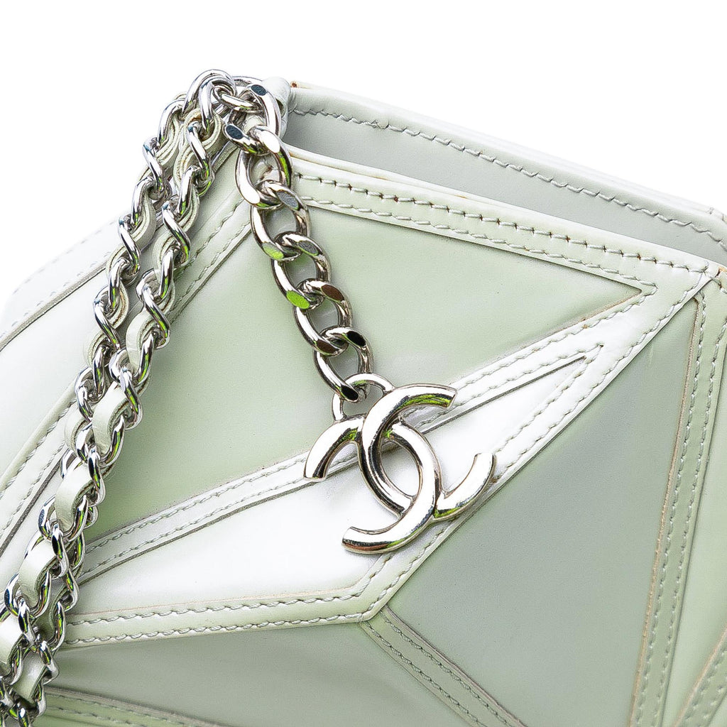 Chanel Pearlescent Lambskin Midnight Swim Wristlet Clutch