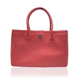 CHANEL PEBBLED LEATHER LARGE EXECUTIVE TOTE BAG WITH SHOULDER STRAP