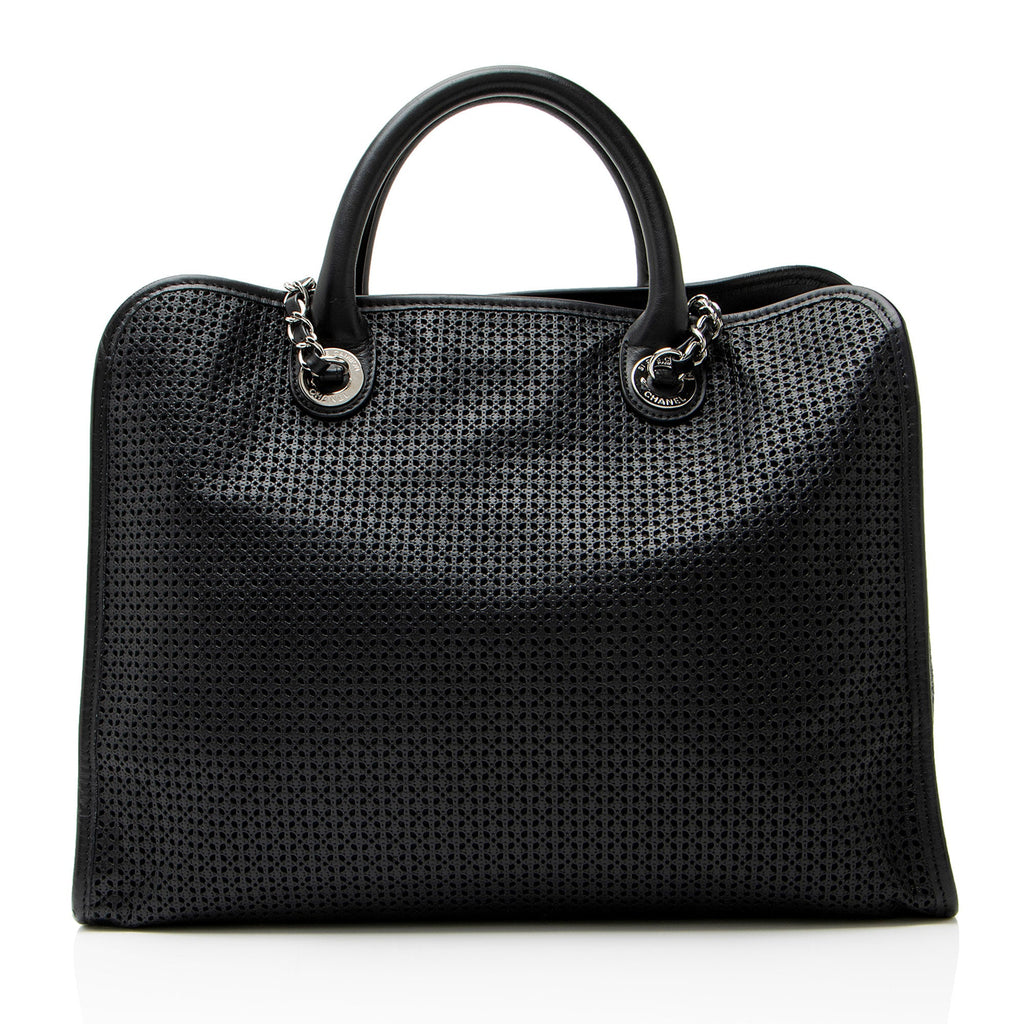 Chanel Perforated Calfskin Up In The Air Large Tote