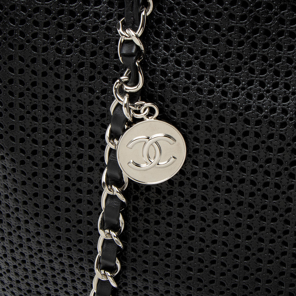 Chanel Perforated Calfskin Up In The Air Large Tote