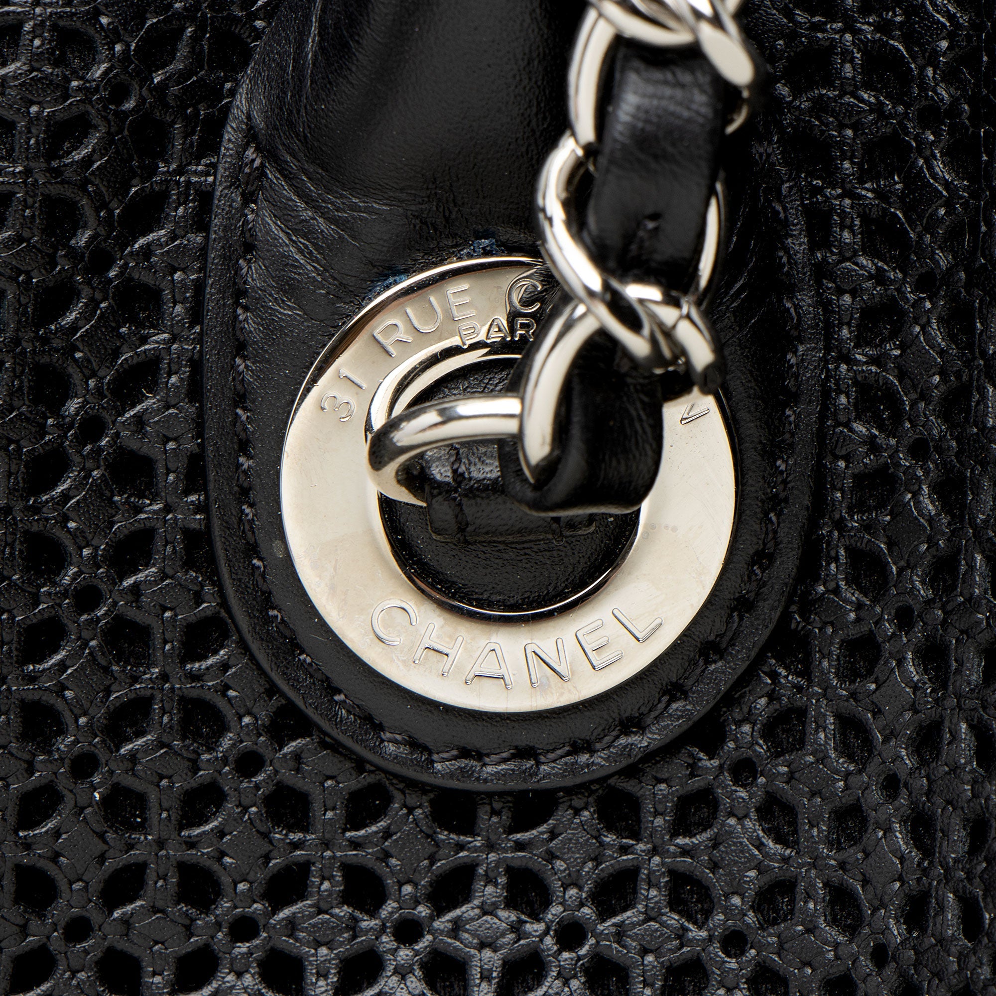 Chanel Perforated Calfskin Up In The Air Large Tote