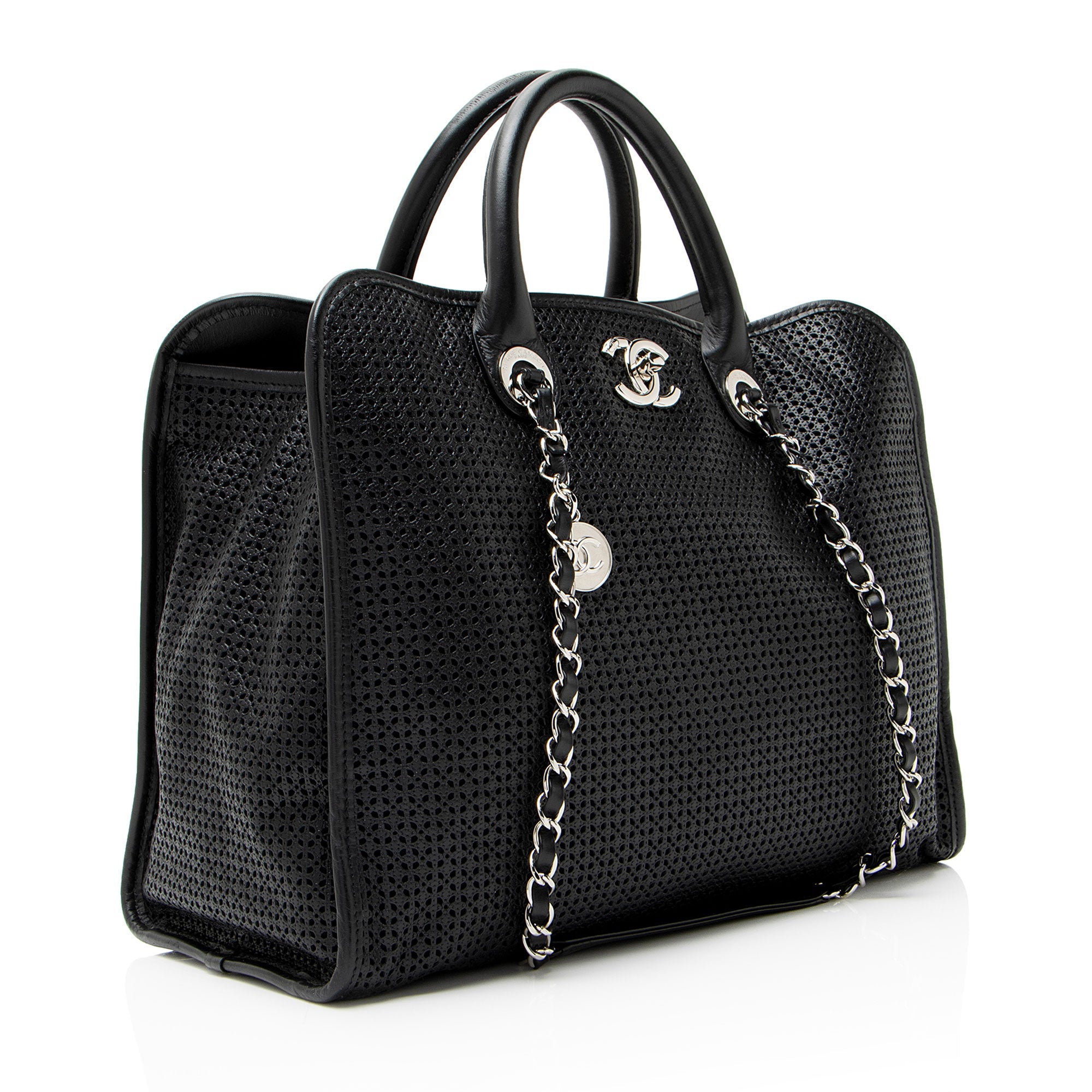 Chanel Perforated Calfskin Up In The Air Large Tote