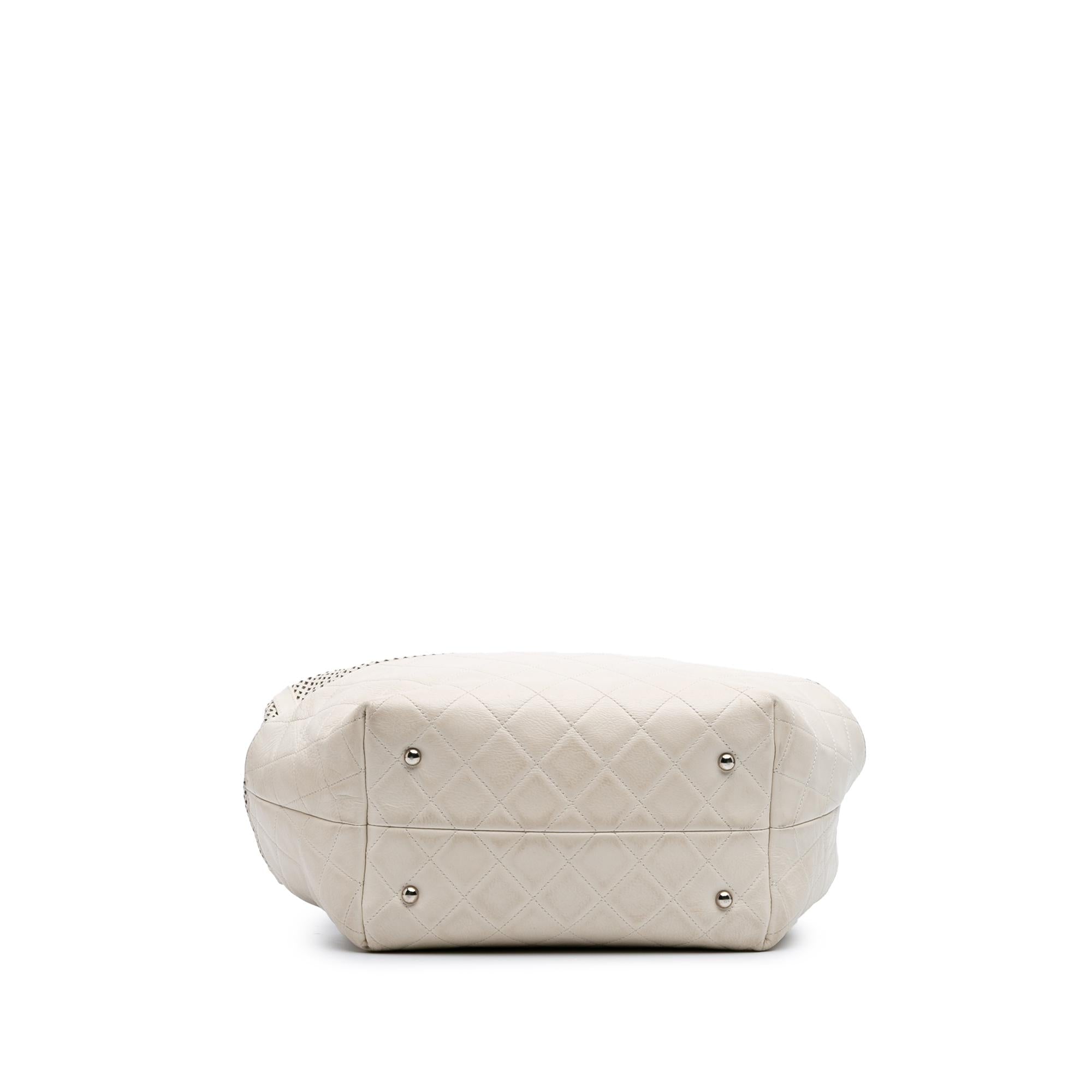 Chanel Perforated Calfskin Up In The Air North South Tote