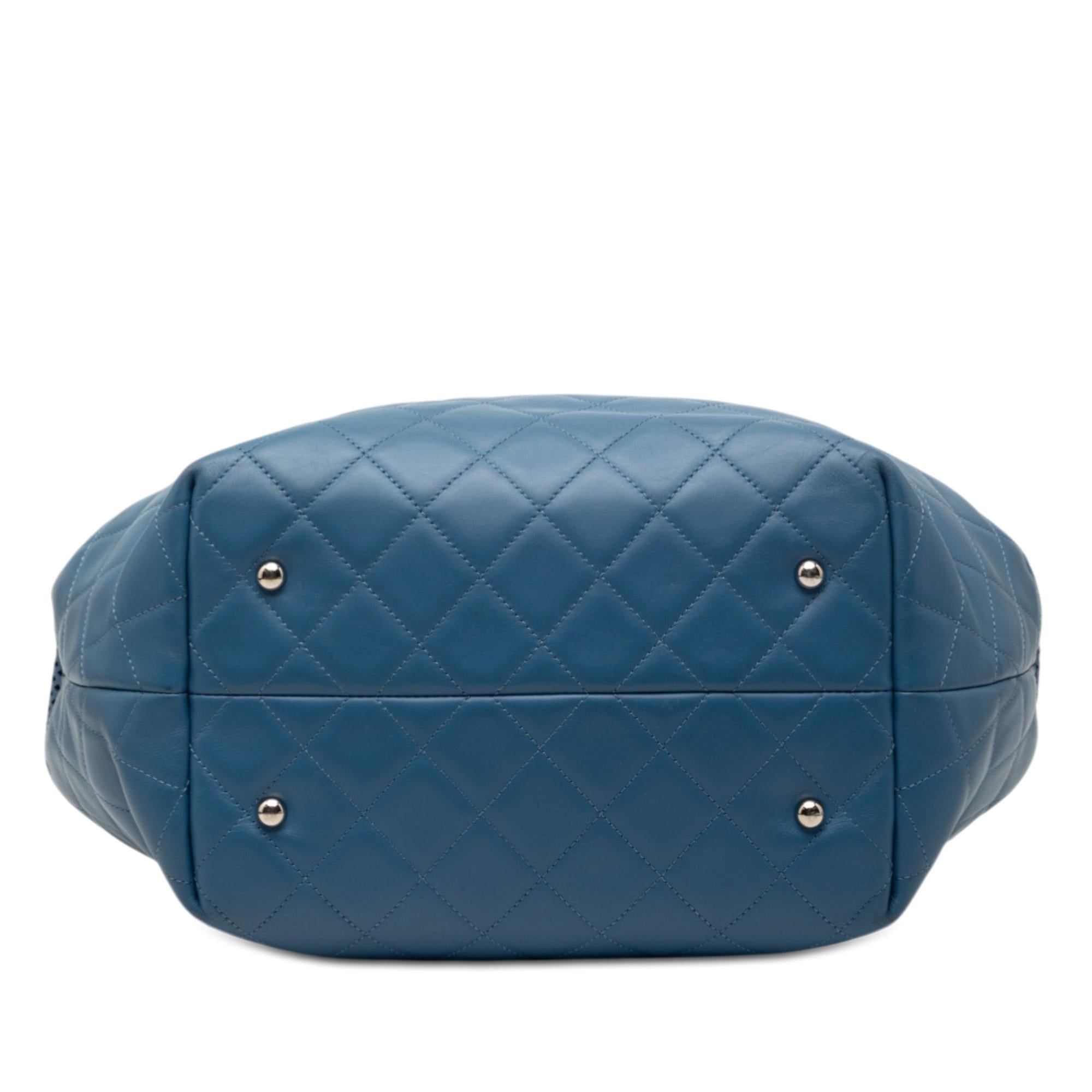 Chanel Perforated Calfskin Up In The Air North South Tote