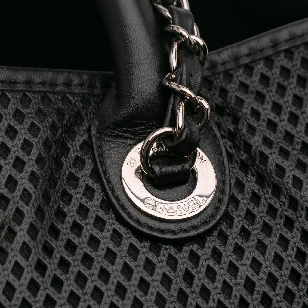 Chanel Perforated Calfskin Up In The Air Tote