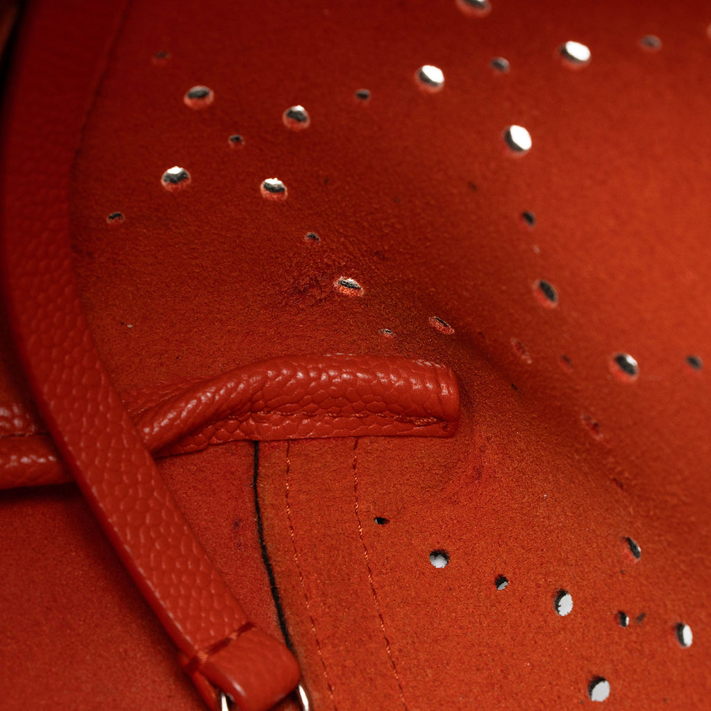 Chanel Perforated Caviar Leather Drawstring Bucket Bag