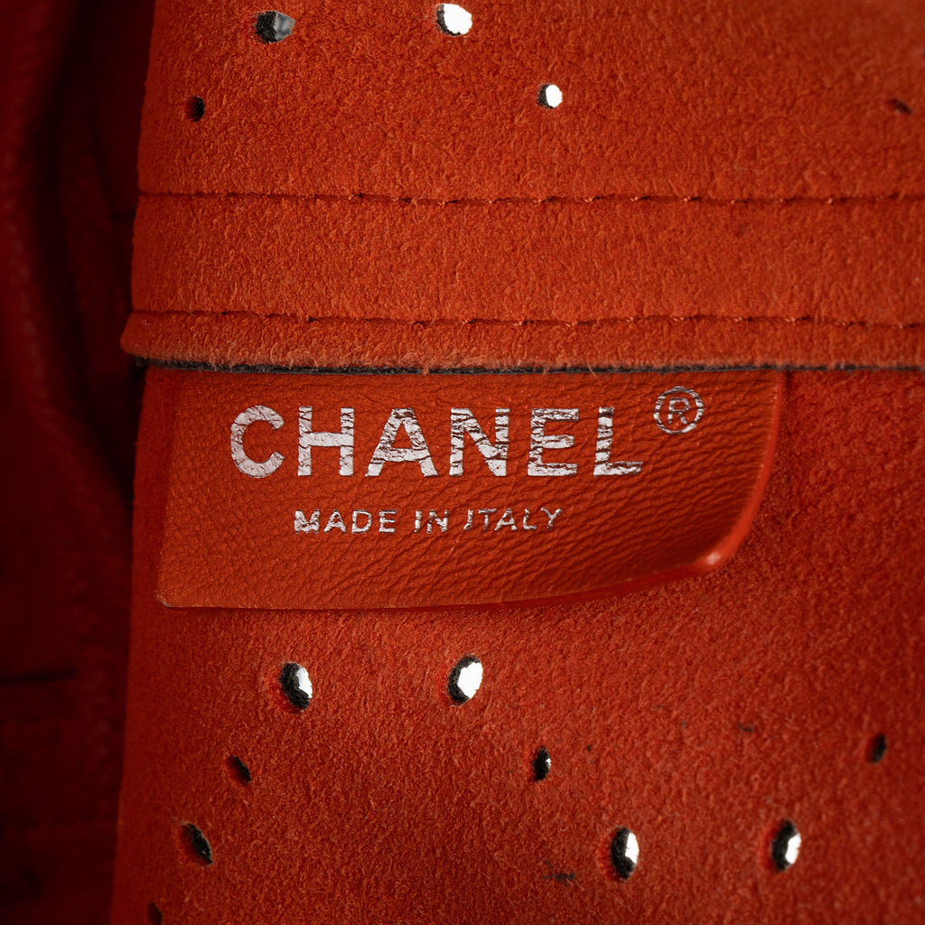Chanel Perforated Caviar Leather Drawstring Bucket Bag