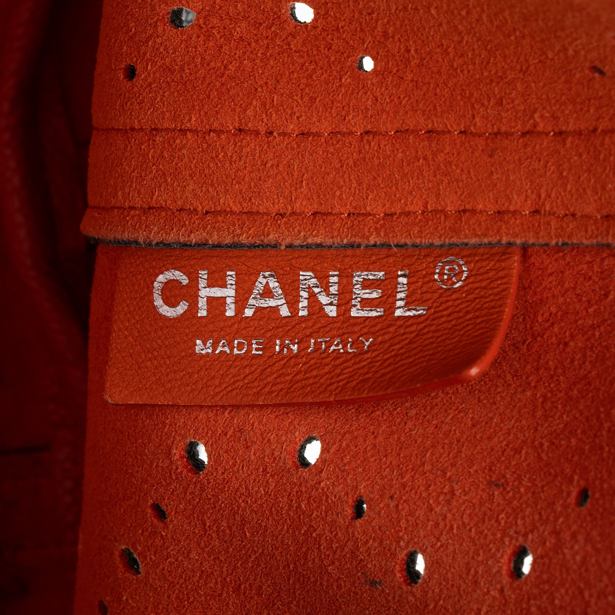 Chanel Perforated Caviar Leather Drawstring Bucket Bag