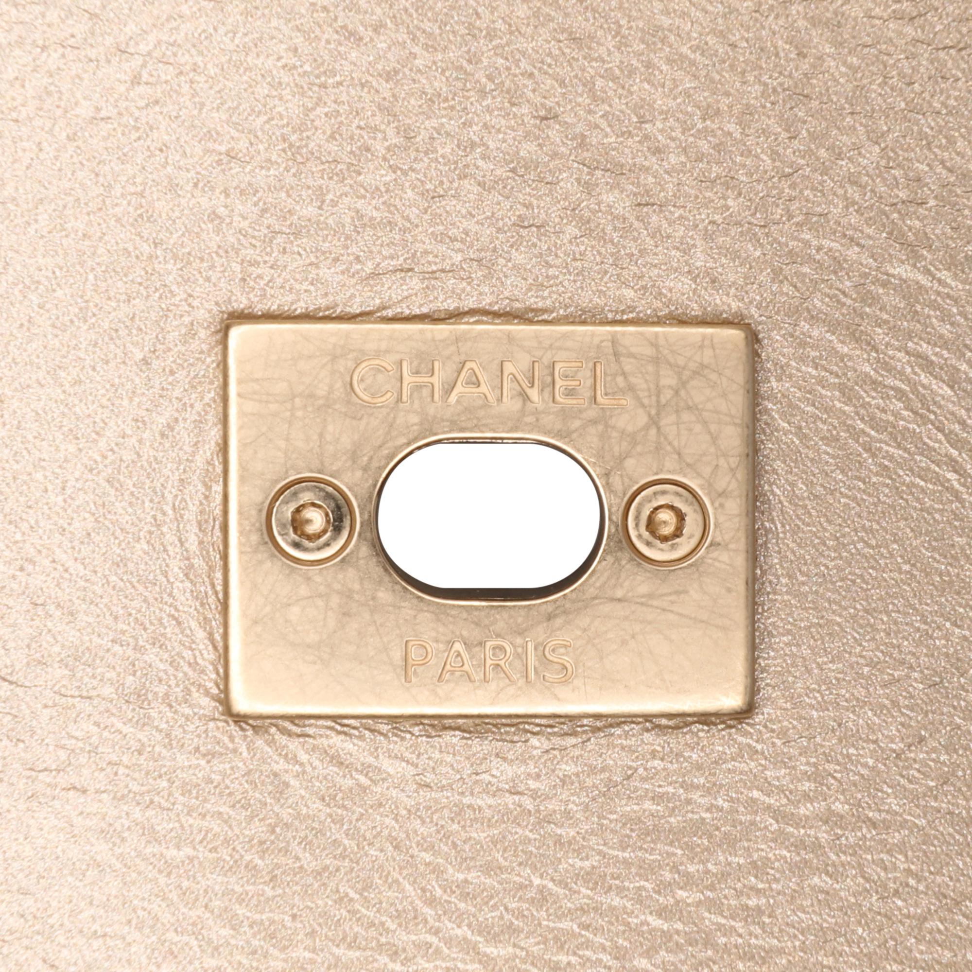 Chanel Perforated Metallic Calfskin Up In The Air Tote