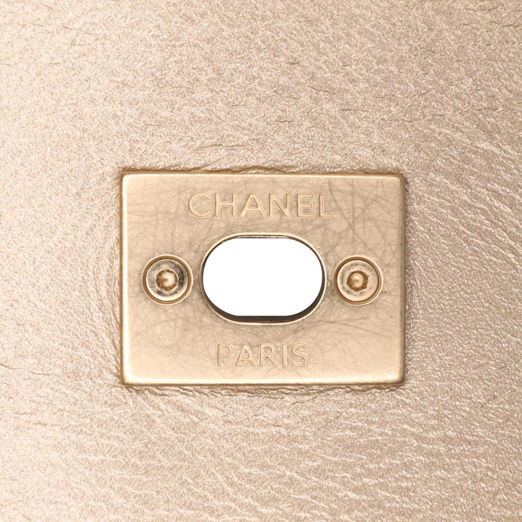 Chanel Perforated Metallic Calfskin Up In The Air Tote