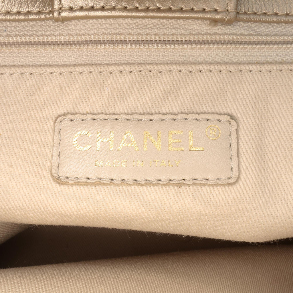 Chanel Perforated Metallic Calfskin Up In The Air Tote