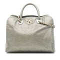 Chanel Perforated Metallic Calfskin Up In The Air Tote