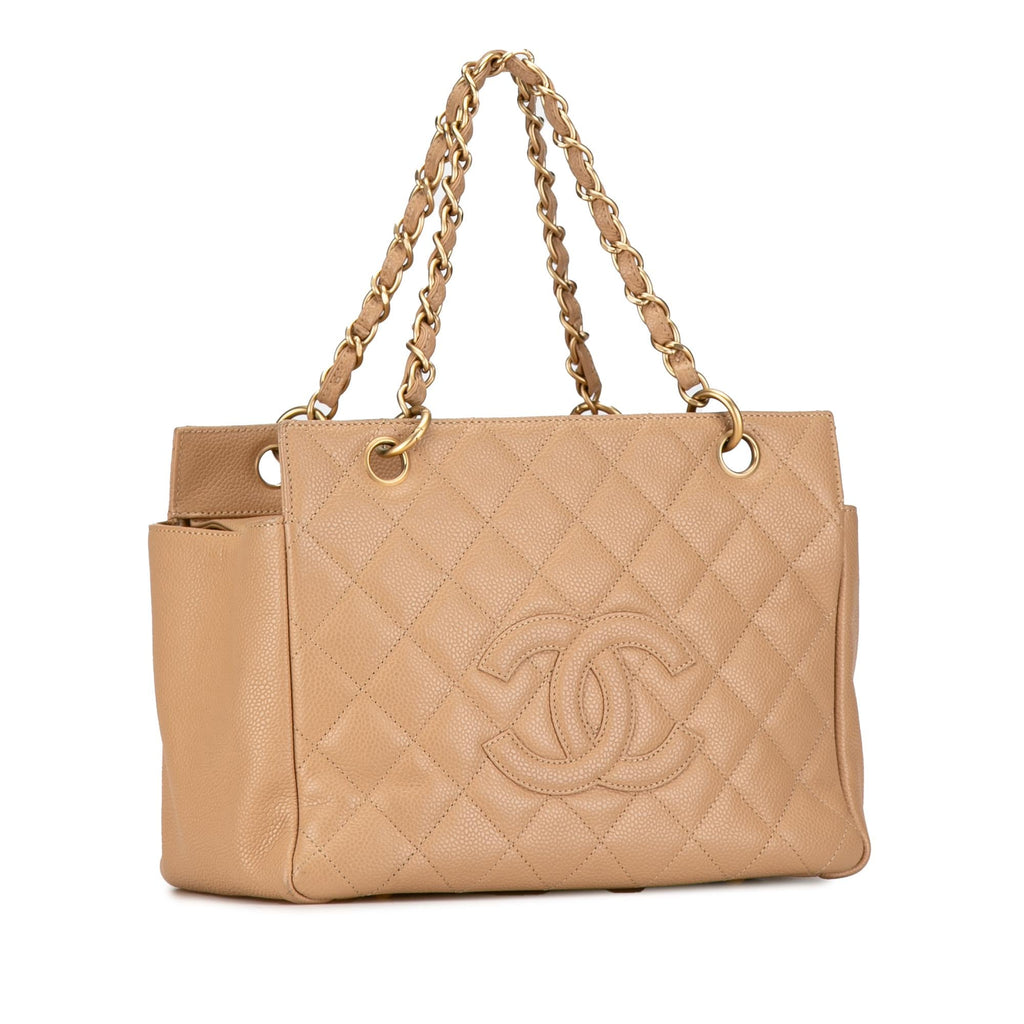 Chanel Petite Caviar Timeless Shopping Tote (SHG-HnNmDD)