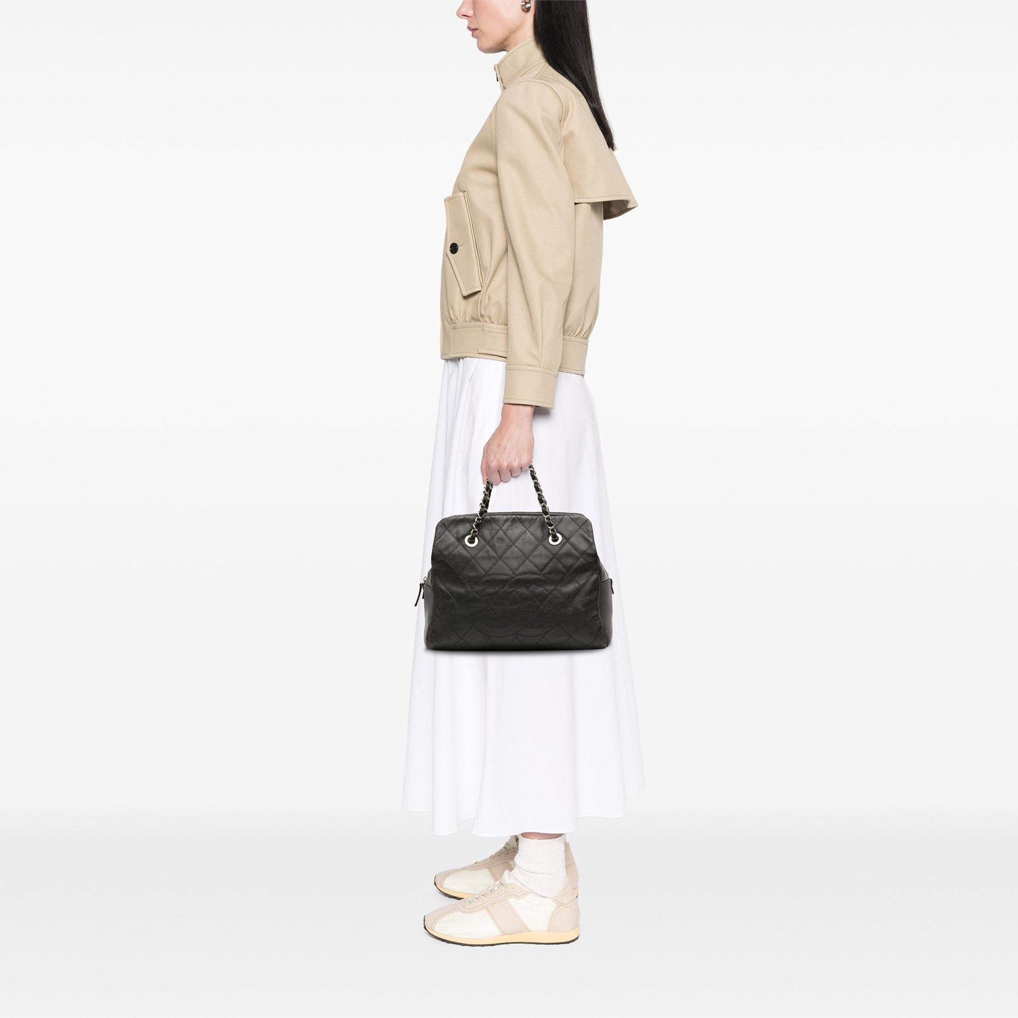 Chanel Petite Crinkled Calfskin Timeless Tote