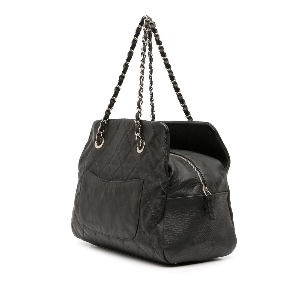 Chanel Petite Crinkled Calfskin Timeless Tote