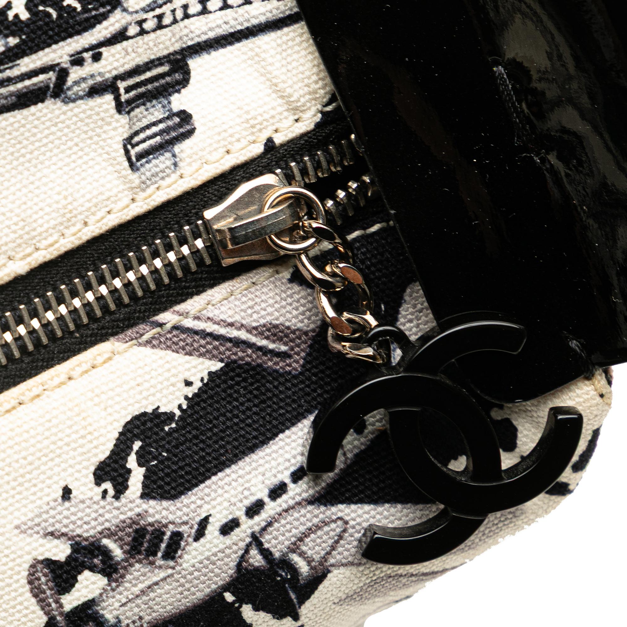 Chanel Printed Canvas Coco Airline Handbag