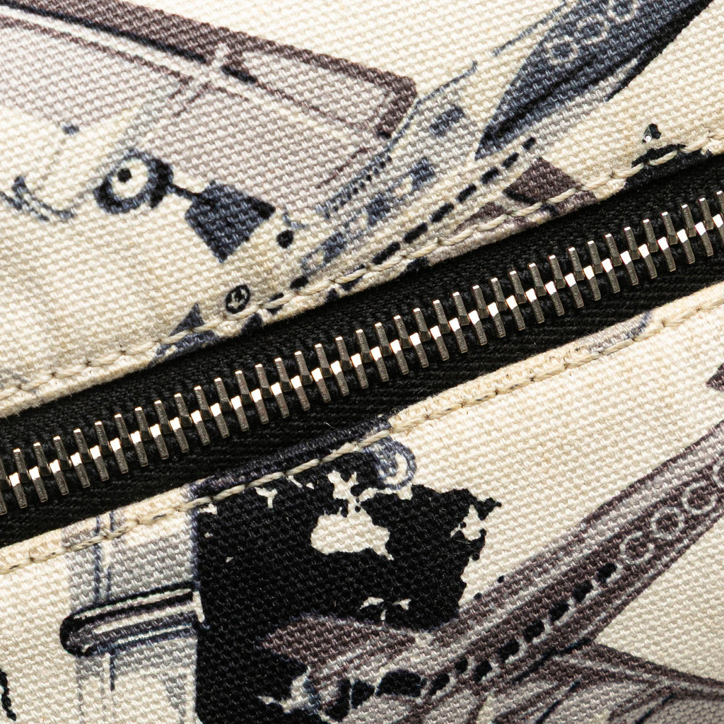 Chanel Printed Canvas Coco Airline Handbag
