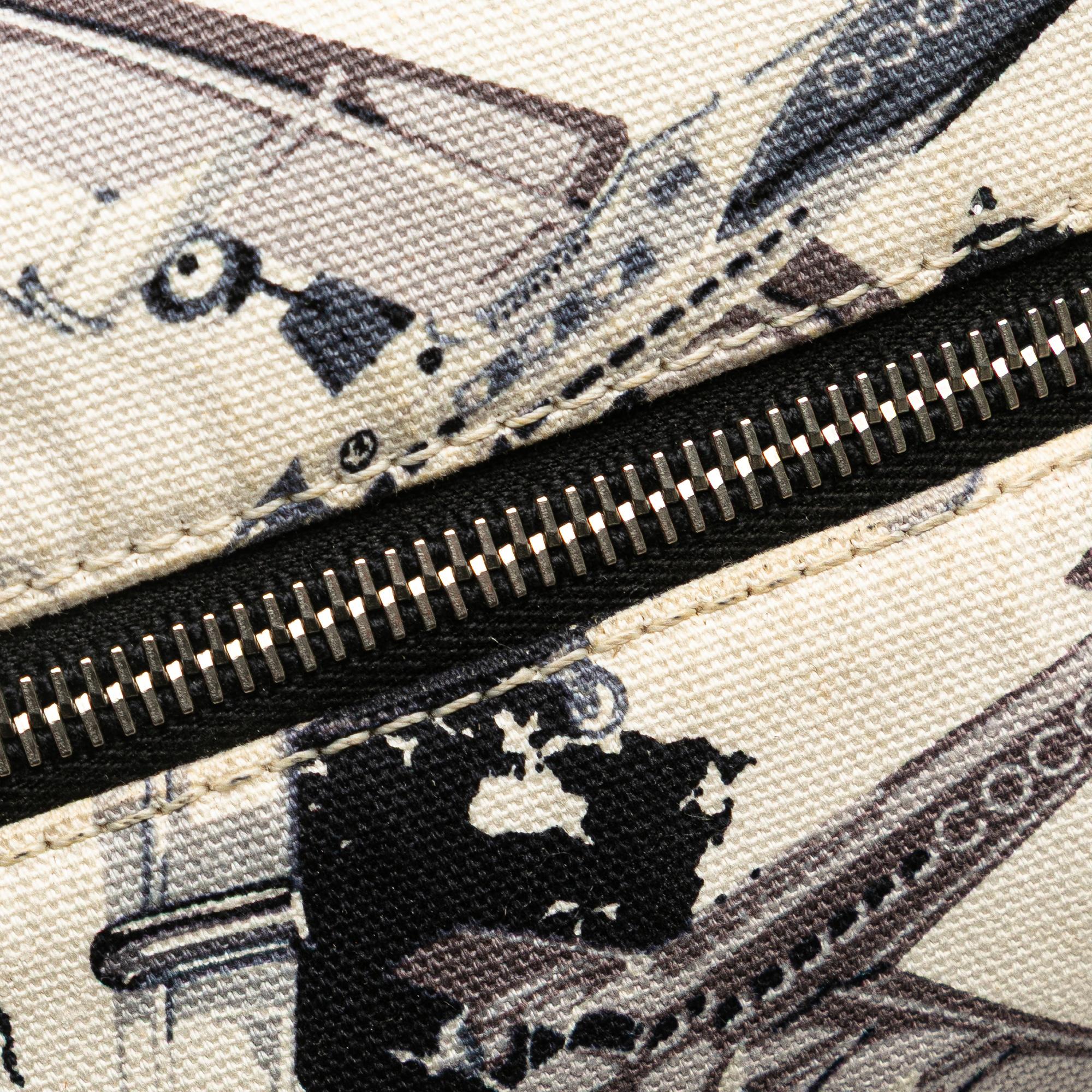 Chanel Printed Canvas Coco Airline Handbag