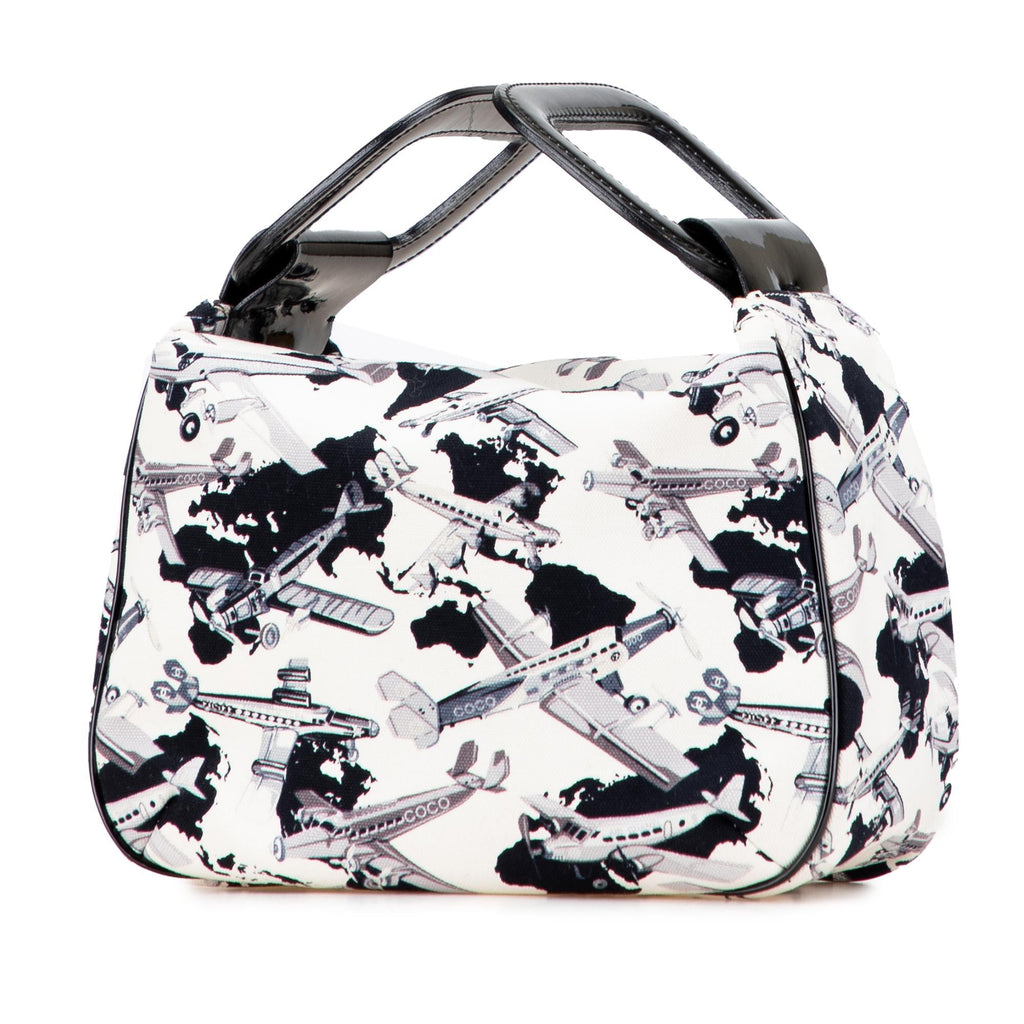 Chanel Printed Canvas Coco Airline Handbag