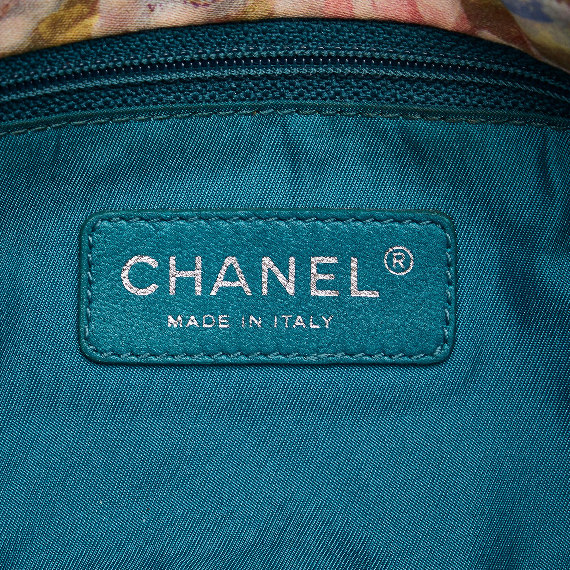 Chanel Printed Canvas Watercolor Pochette Flap (SHG-LineIE)