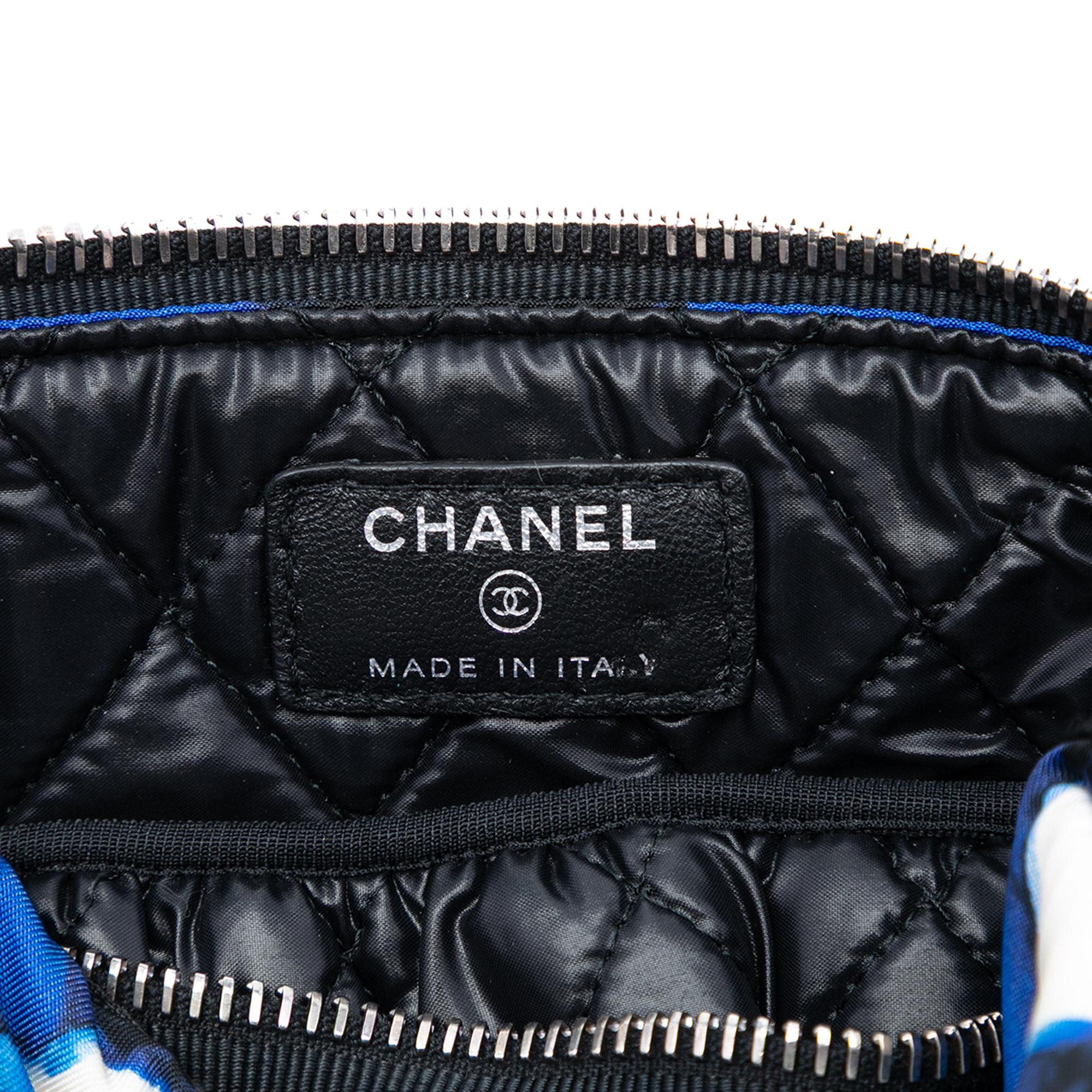 Chanel Printed Nylon Airlines Pouch