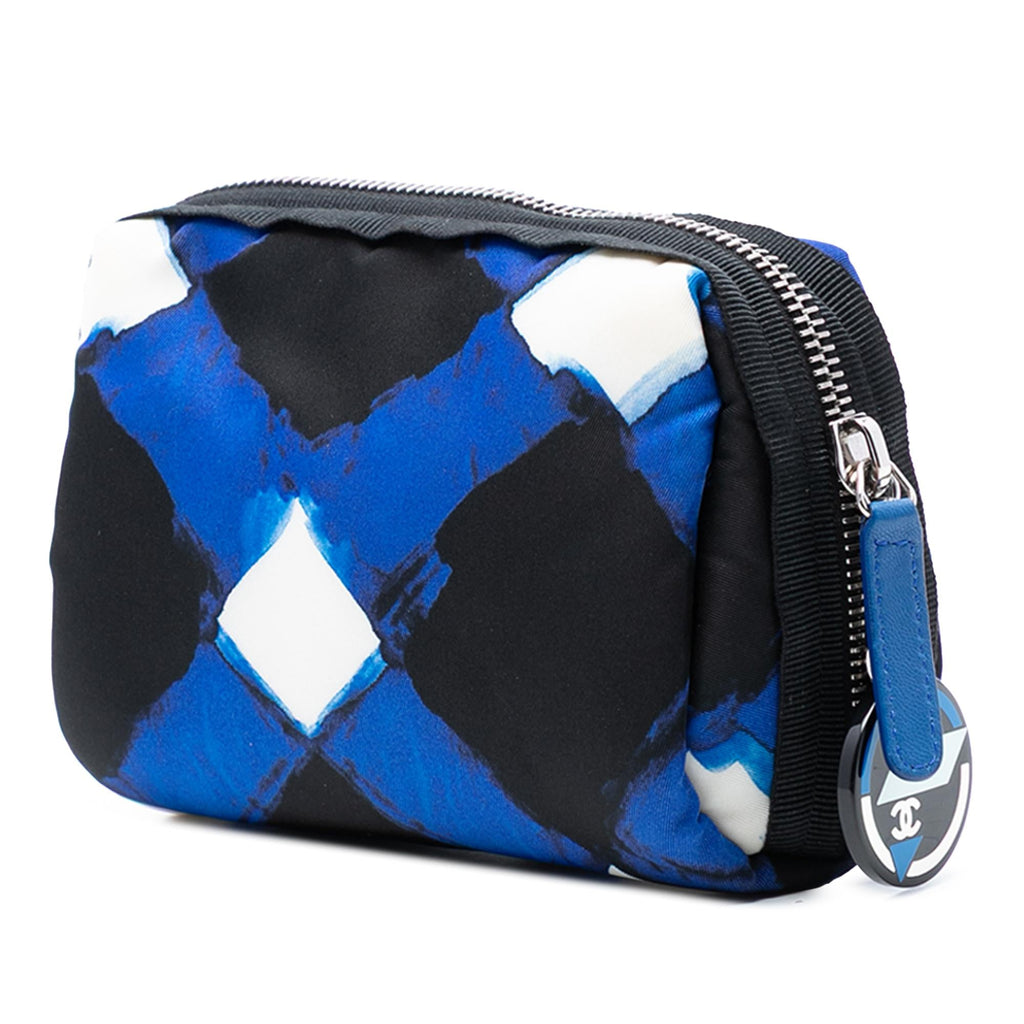 Chanel Printed Nylon Airlines Pouch