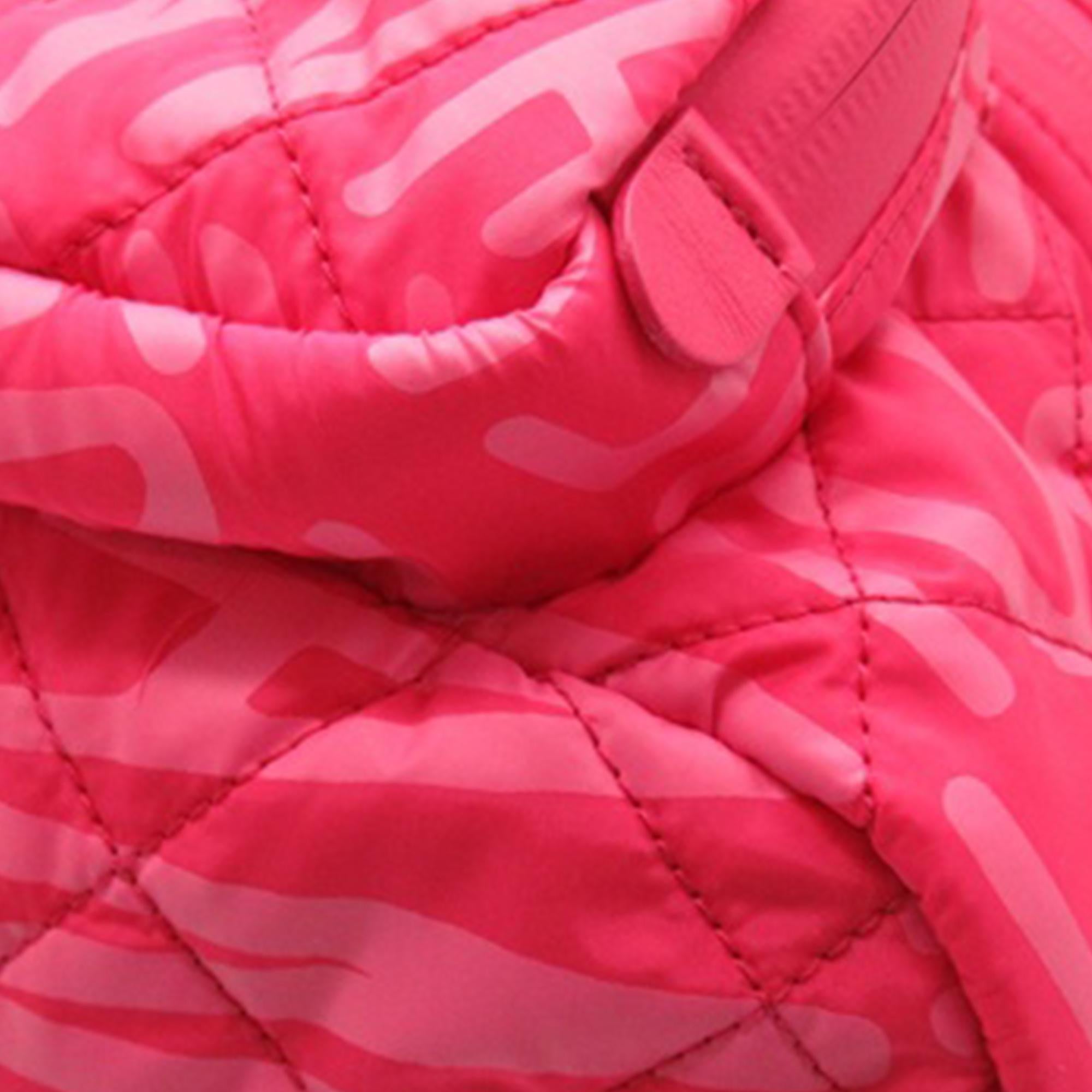 Chanel Printed Nylon Coco Neige Convertible Backpack (SHG-K2hyRT)