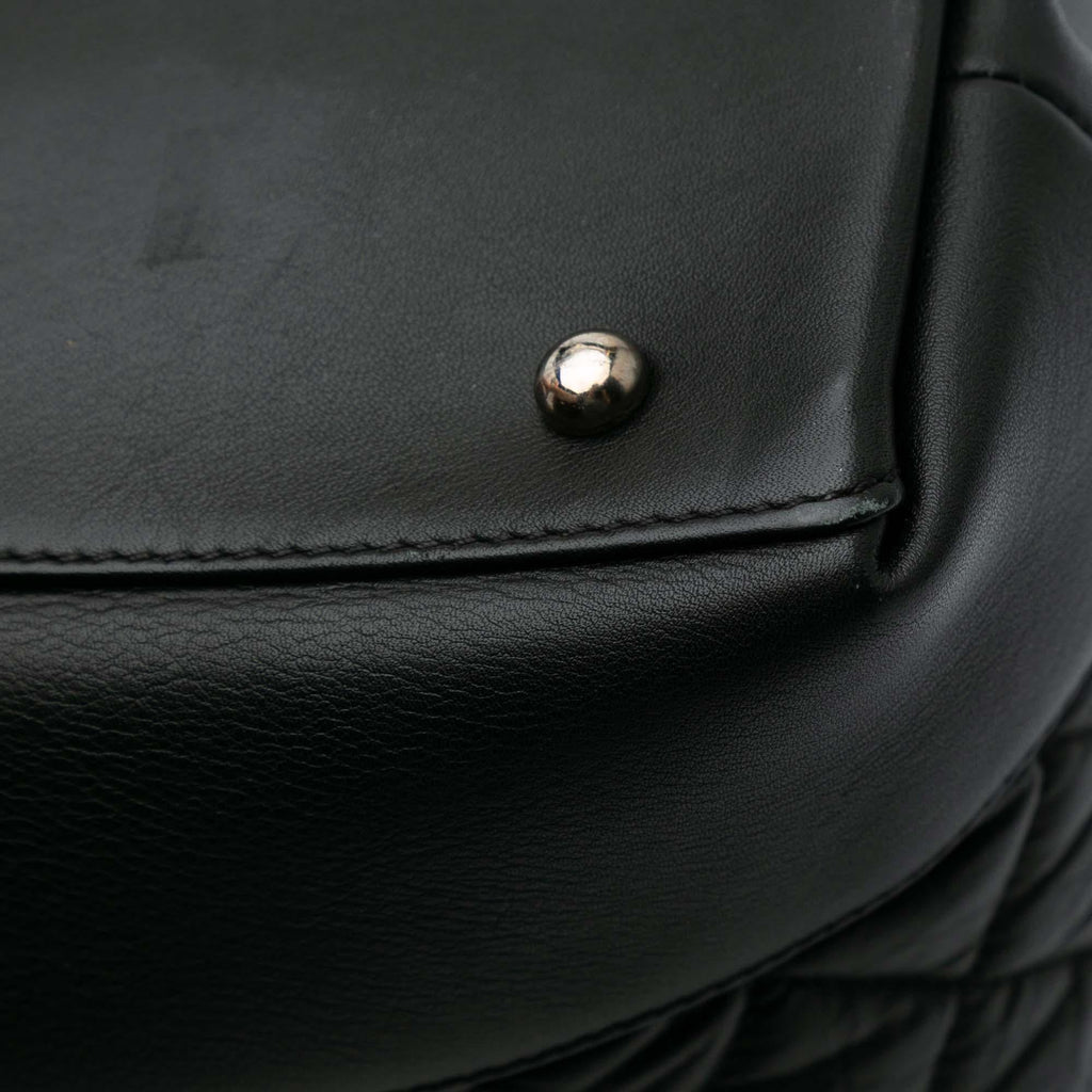 Chanel Quilted Aged Calfskin Be CC Shopper Tote
