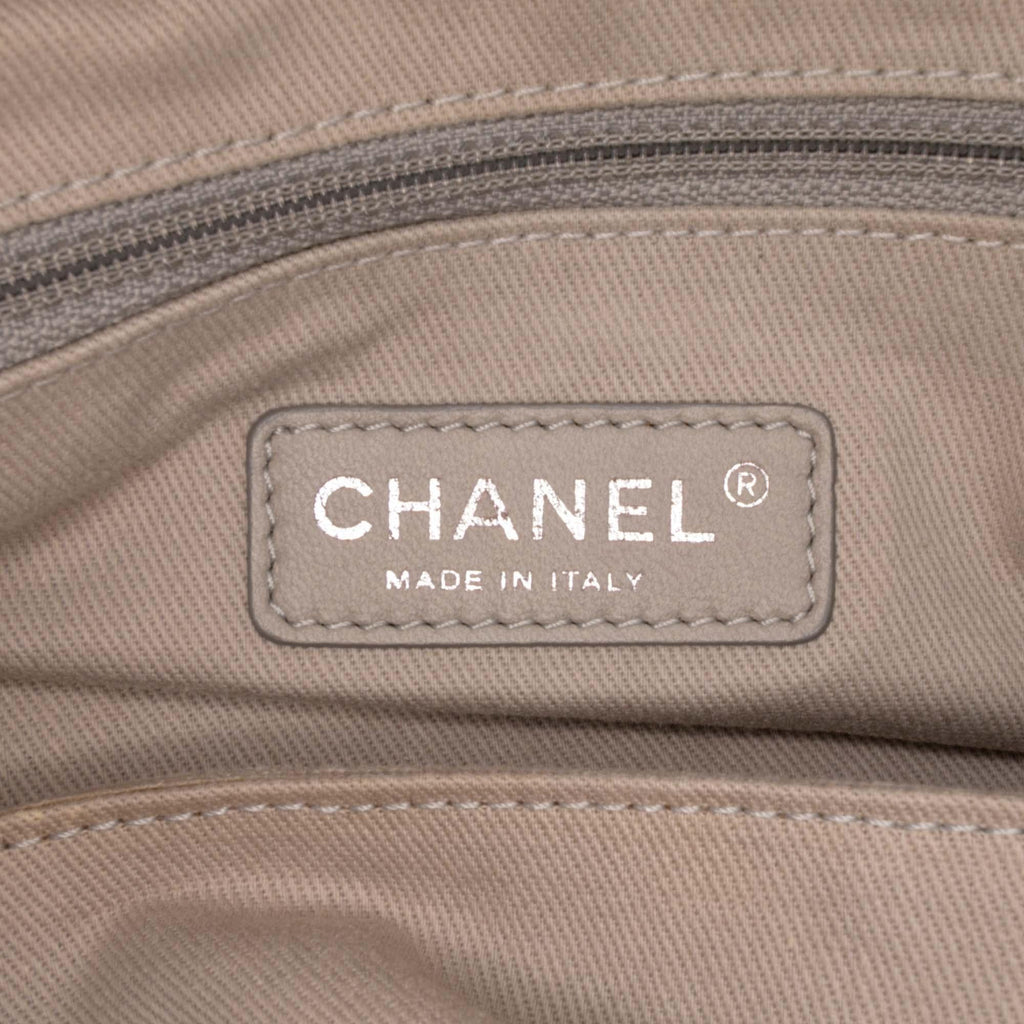 Chanel Quilted Aged Calfskin Be CC Shopper Tote