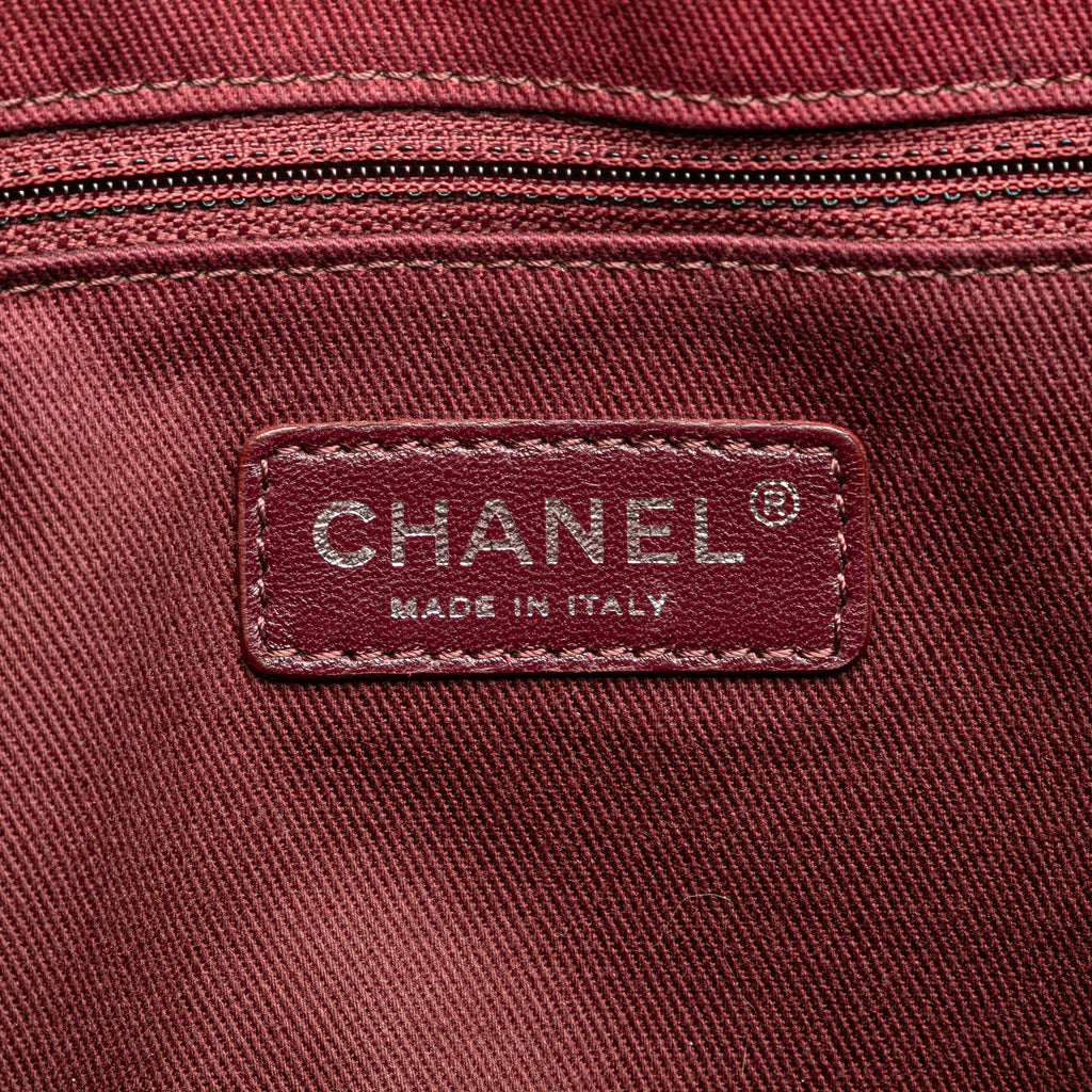 Chanel Quilted Aged Calfskin East West Tote