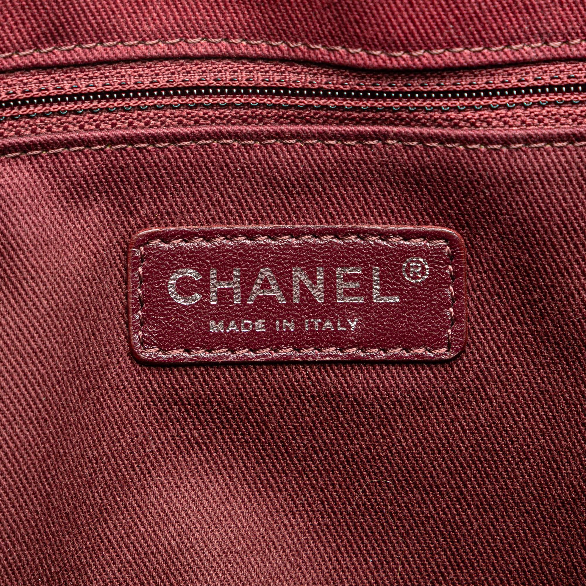 Chanel Quilted Aged Calfskin East West Tote