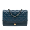 Chanel Quilted Aged Calfskin Gabrielle Wallet On Chain
