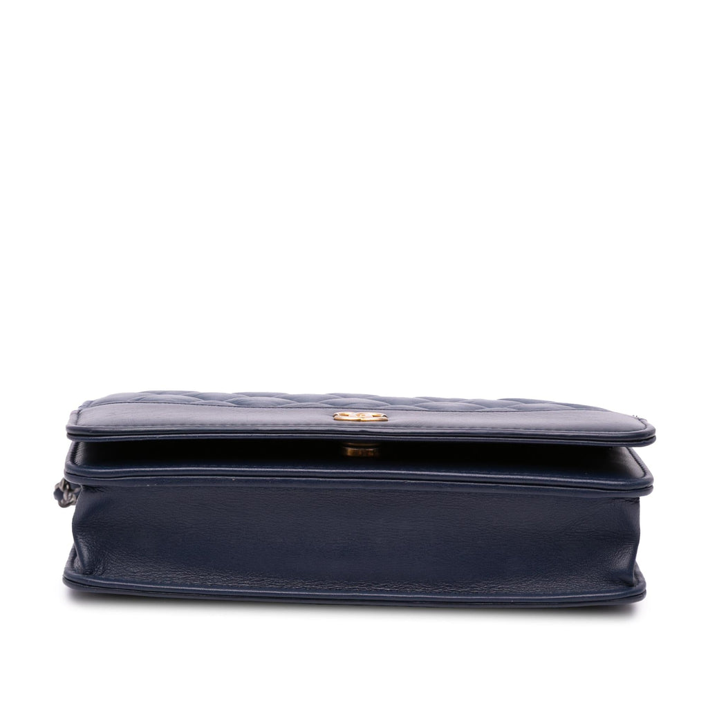 Chanel Quilted Aged Calfskin Gabrielle Wallet On Chain