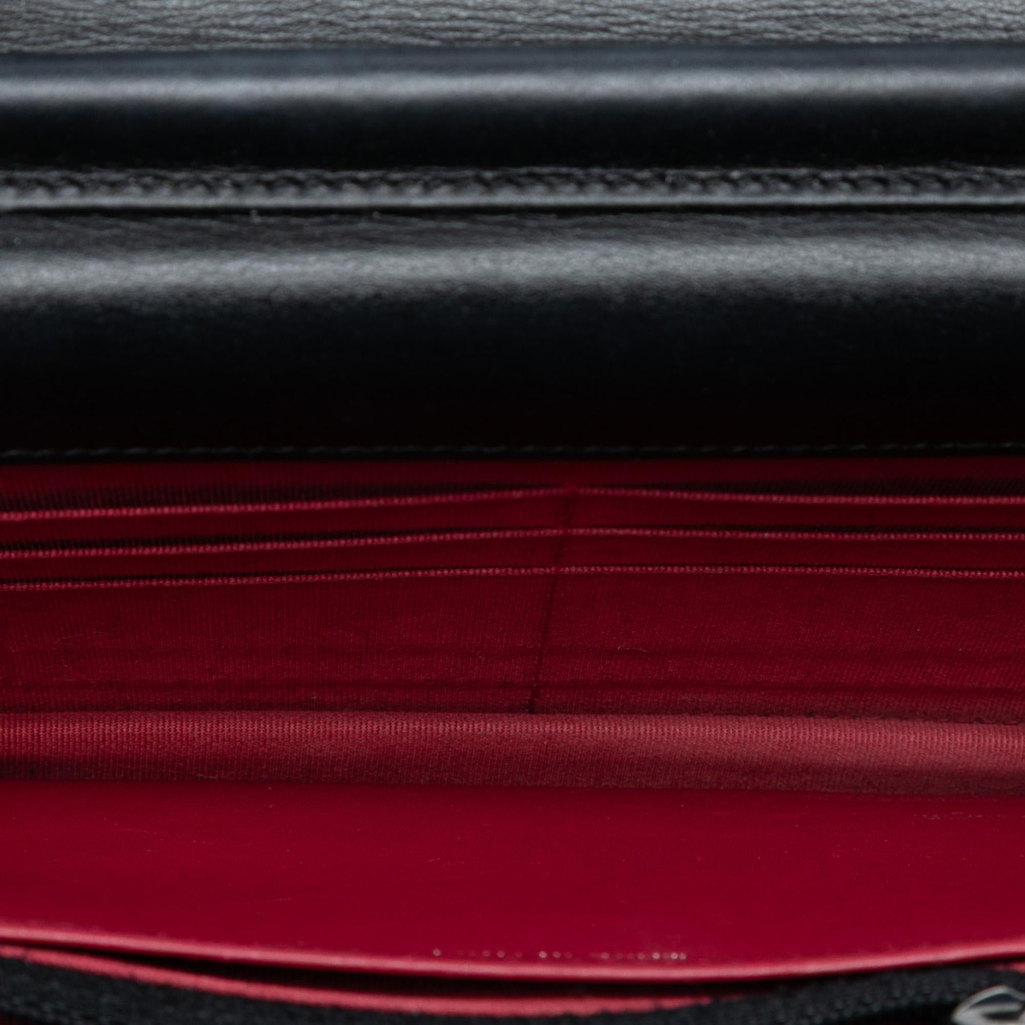 Chanel Quilted Aged Calfskin Gabrielle Wallet On Chain