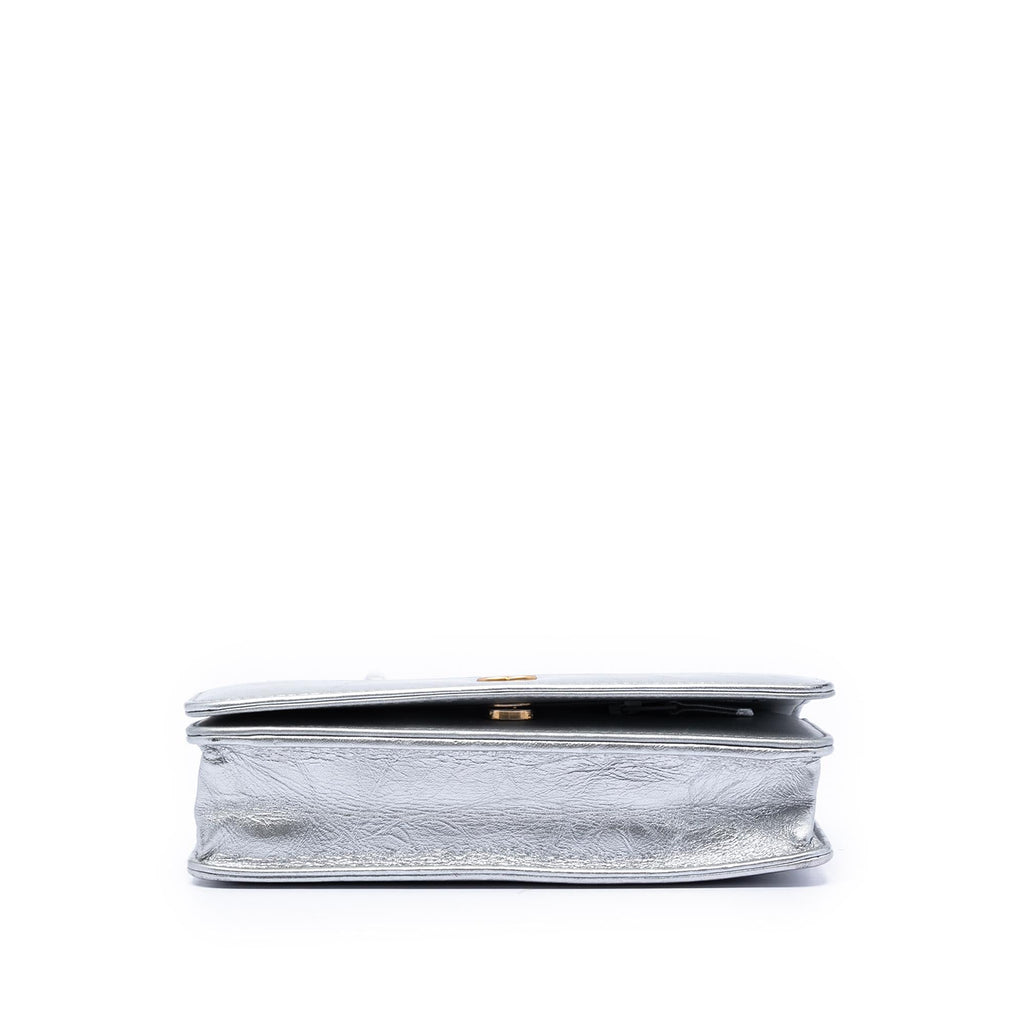 Chanel Quilted Aged Calfskin Gabrielle Wallet On Chain
